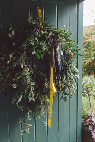 LUXURY FOLIAGE WREATH WORKSHOP - SATURDAY 7TH DECEMBER 2019 - 10am - 12.30pm