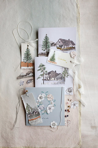 CHRISTMAS HAND MADE STATIONERY - SATURDAY 30TH NOVEMBER - 10-12.30PM ~ THE READING ROOM, CRATHORNE